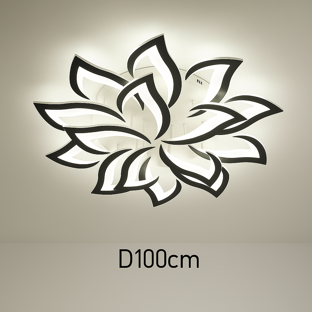 Ceiling Light Iron LED in Modern Flower Shape | Florine