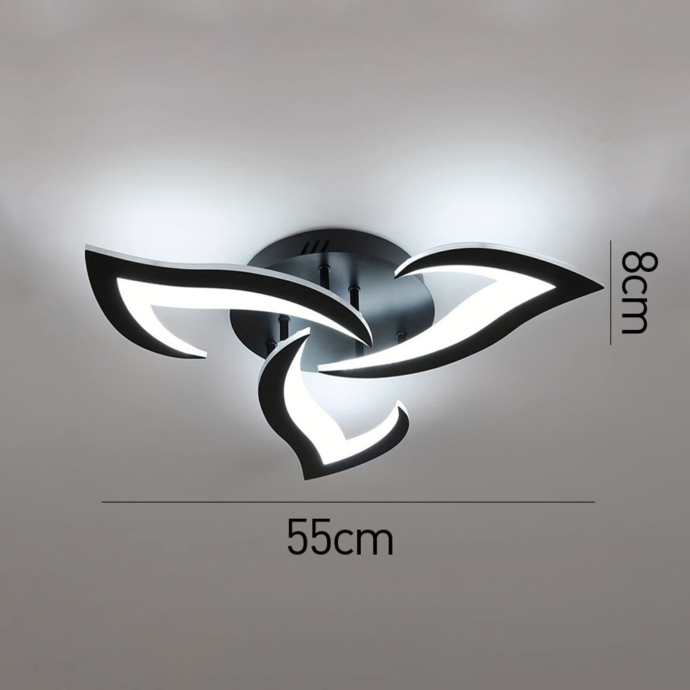 Ceiling Light Iron LED in Modern Flower Shape | Florine