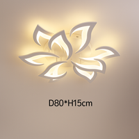 Ceiling Light Iron LED in Modern Flower Shape | Florine