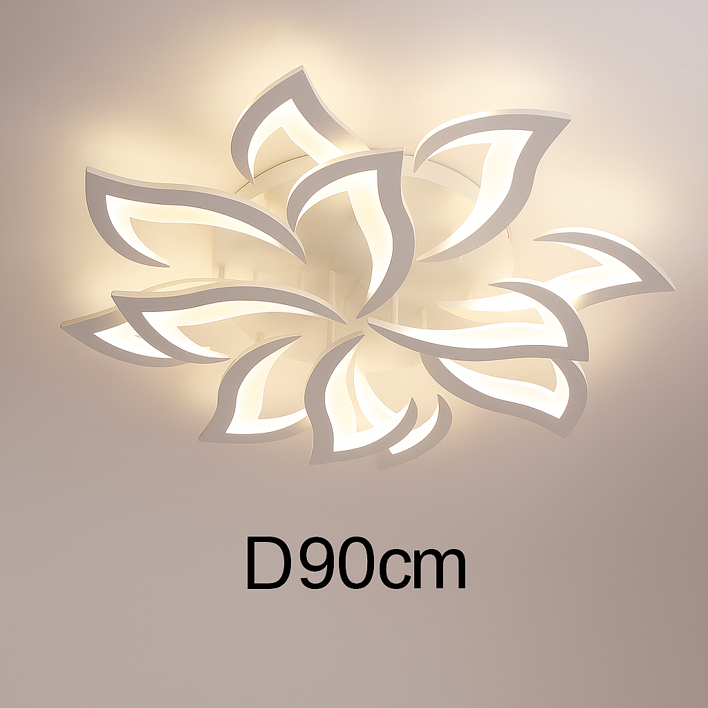Ceiling Light Iron LED in Modern Flower Shape | Florine