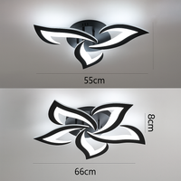 Ceiling Light Iron LED in Modern Flower Shape | Florine