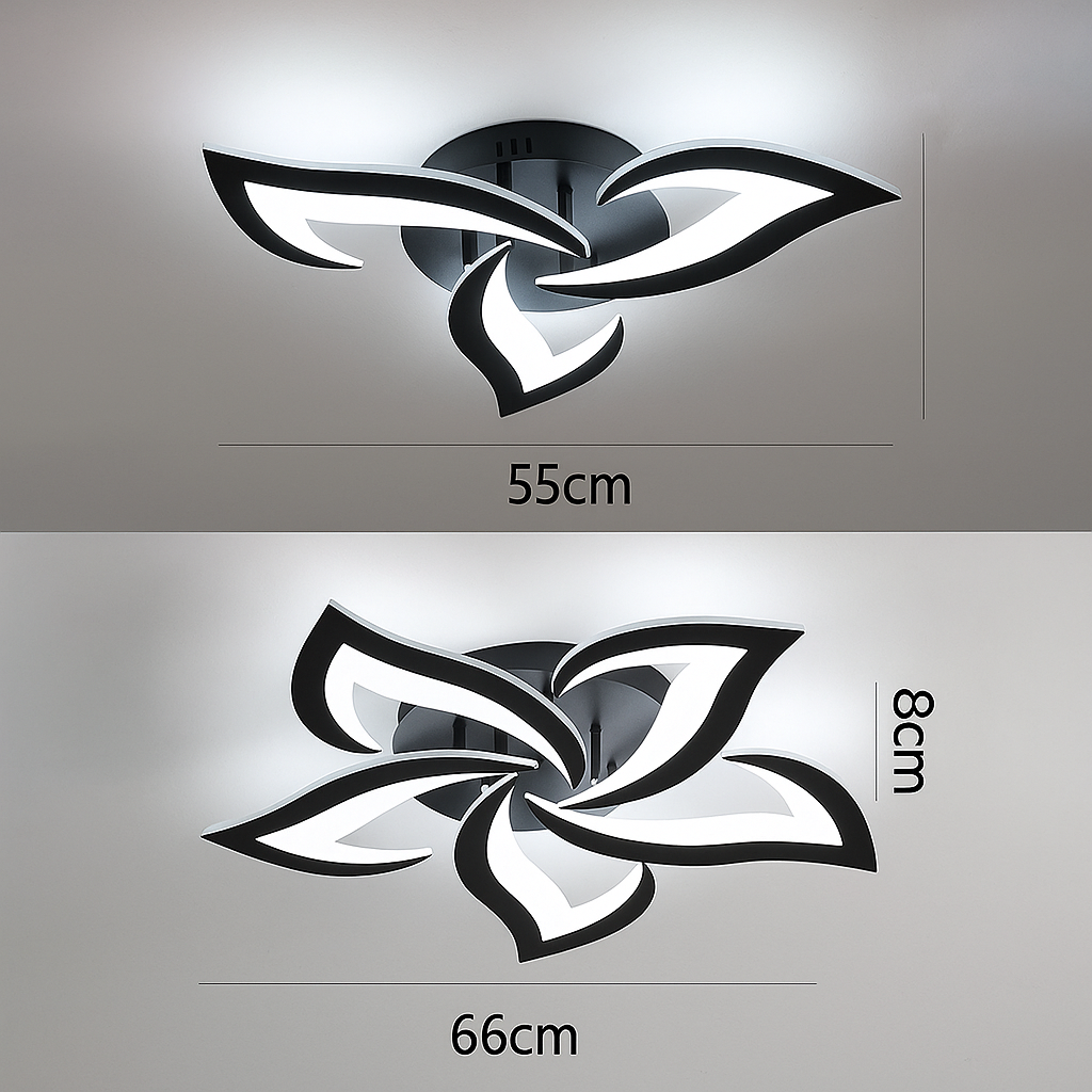 Ceiling Light Iron LED in Modern Flower Shape | Florine