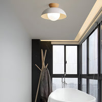 Ceiling Light Iron Shade Nordic Minimalist Design | Norvya
