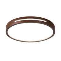 Ceiling Light Japanese Wood LED Flush Mount | Taniro