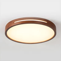 Ceiling Light Japanese Wood LED Flush Mount | Taniro