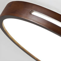 Ceiling Light Japanese Wood LED Flush Mount | Taniro