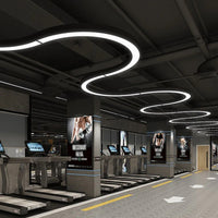 Ceiling Light LED Arc Shape Contemporary Design | Ercilo
