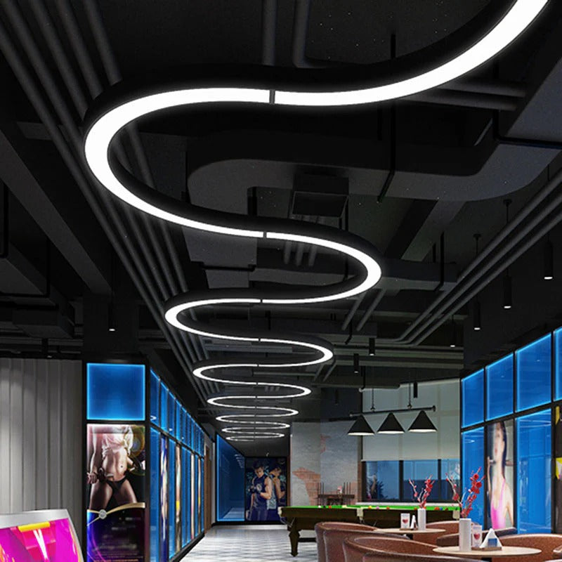 Ceiling Light LED Arc Shape Contemporary Design | Ercilo