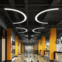 Ceiling Light LED Arc Shape Contemporary Design | Ercilo