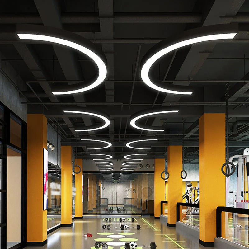 Ceiling Light LED Arc Shape Contemporary Design | Ercilo