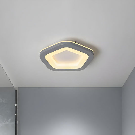 Ceiling Light LED Flush Mount Nordic Acrylic Shade | Pentiro