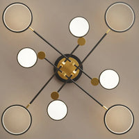 Ceiling Light LED Gold Black in Nordic Style | Arcion