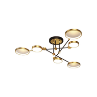 Ceiling Light LED Gold Black in Nordic Style | Arcion