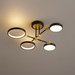 Ceiling Light LED Gold Black in Nordic Style | Arcion