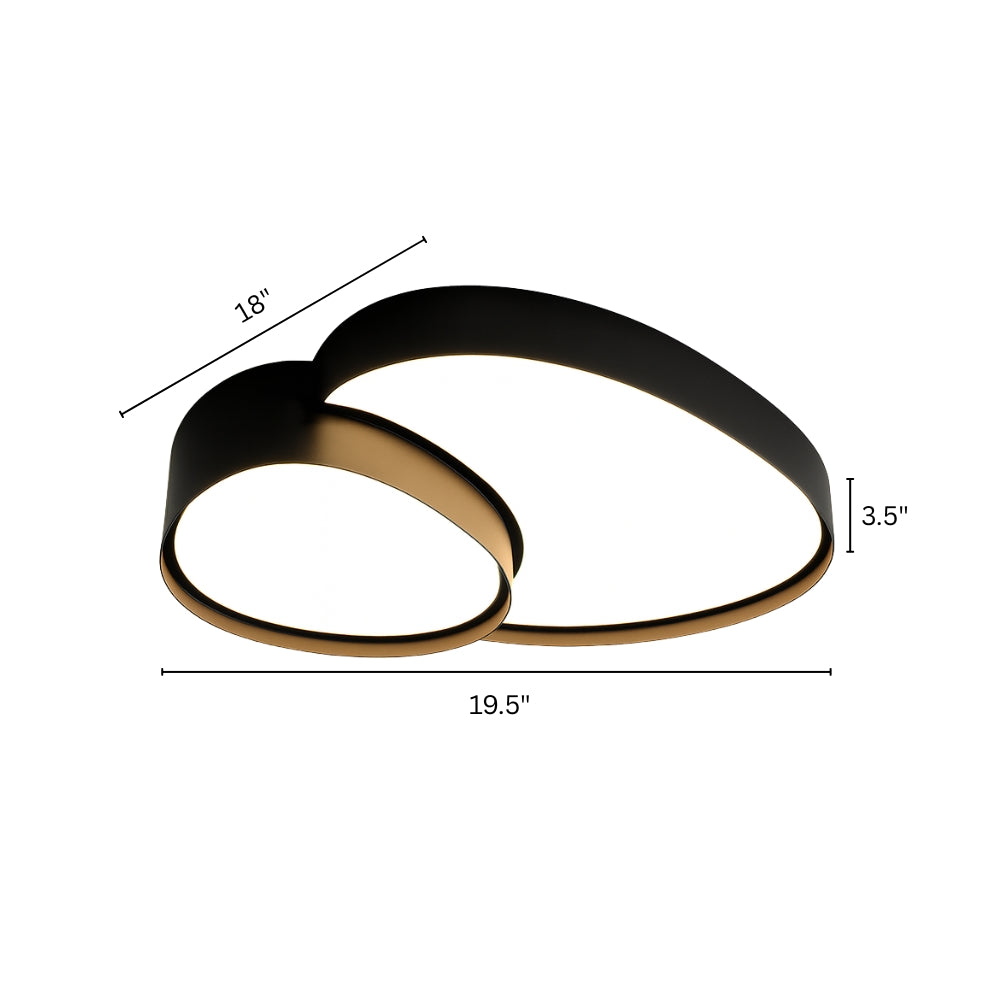 Ceiling Light LED Metal in Scandinavian Style | Warven
