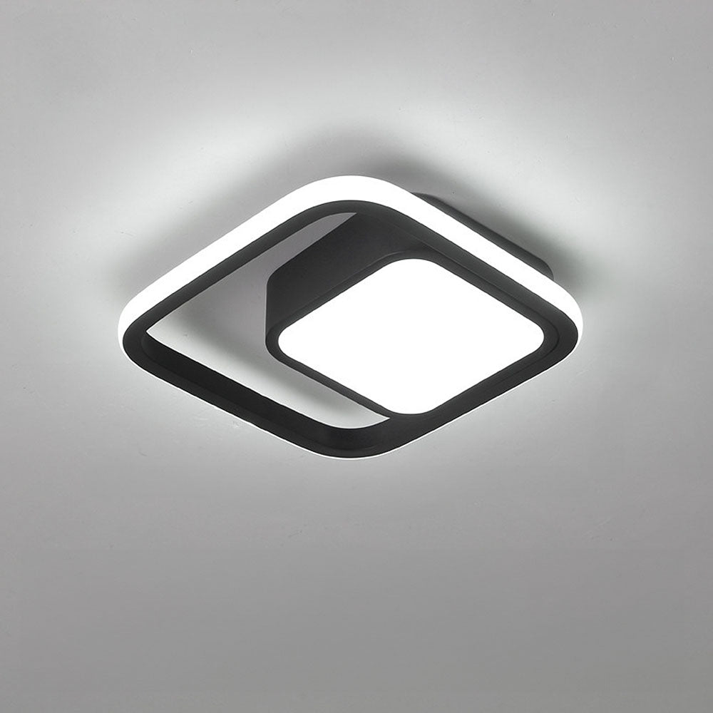 Ceiling Light LED Square Ring in Modern Style | Nalviro