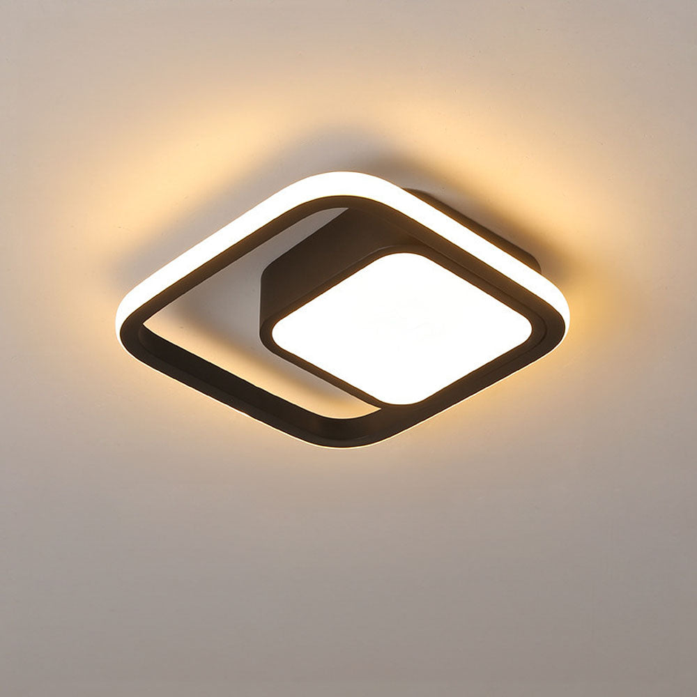 Ceiling Light LED Square Ring in Modern Style | Nalviro