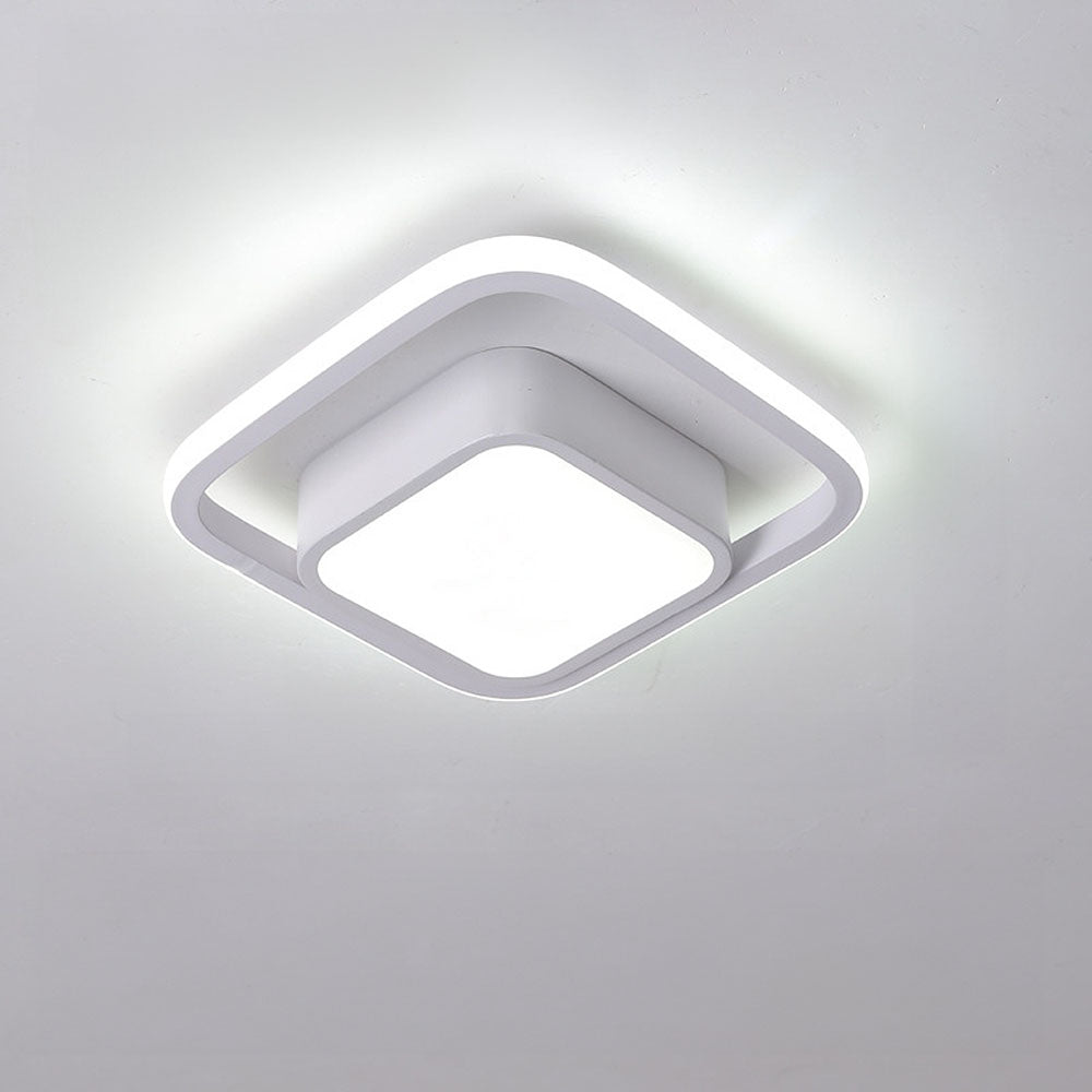 Ceiling Light LED Square Ring in Modern Style | Nalviro