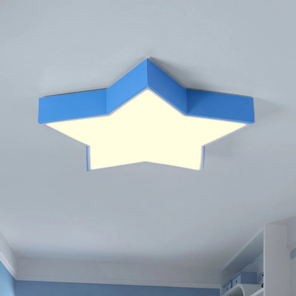 Ceiling Light LED Star Acrylic Kids Room Flush Mount | Stellio