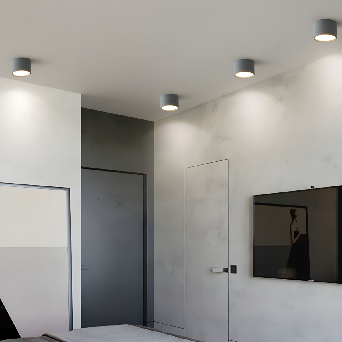Ceiling Light Metal Cylinder in Nordic Style | Zymera