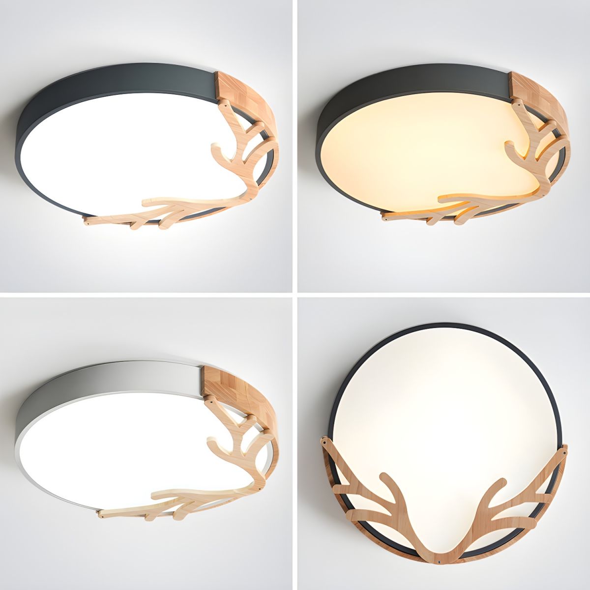 Ceiling Light Metal Flush Mount Nordic Kids Style | Anturo