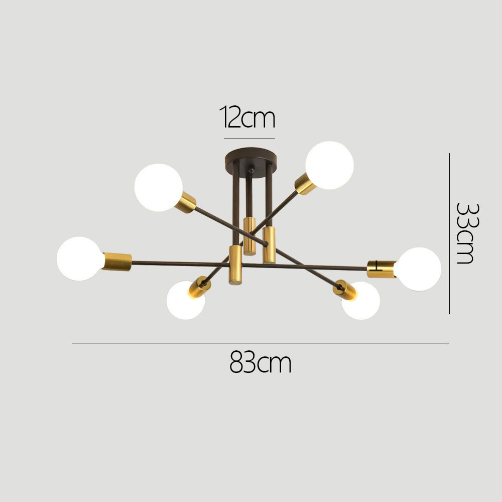 Ceiling Light Metal Frame in Nordic Style | Norvilo