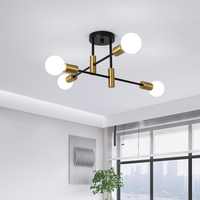 Ceiling Light Metal Frame in Nordic Style | Norvilo