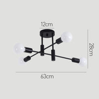 Ceiling Light Metal Frame in Nordic Style | Norvilo