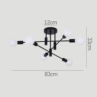 Ceiling Light Metal Frame in Nordic Style | Norvilo