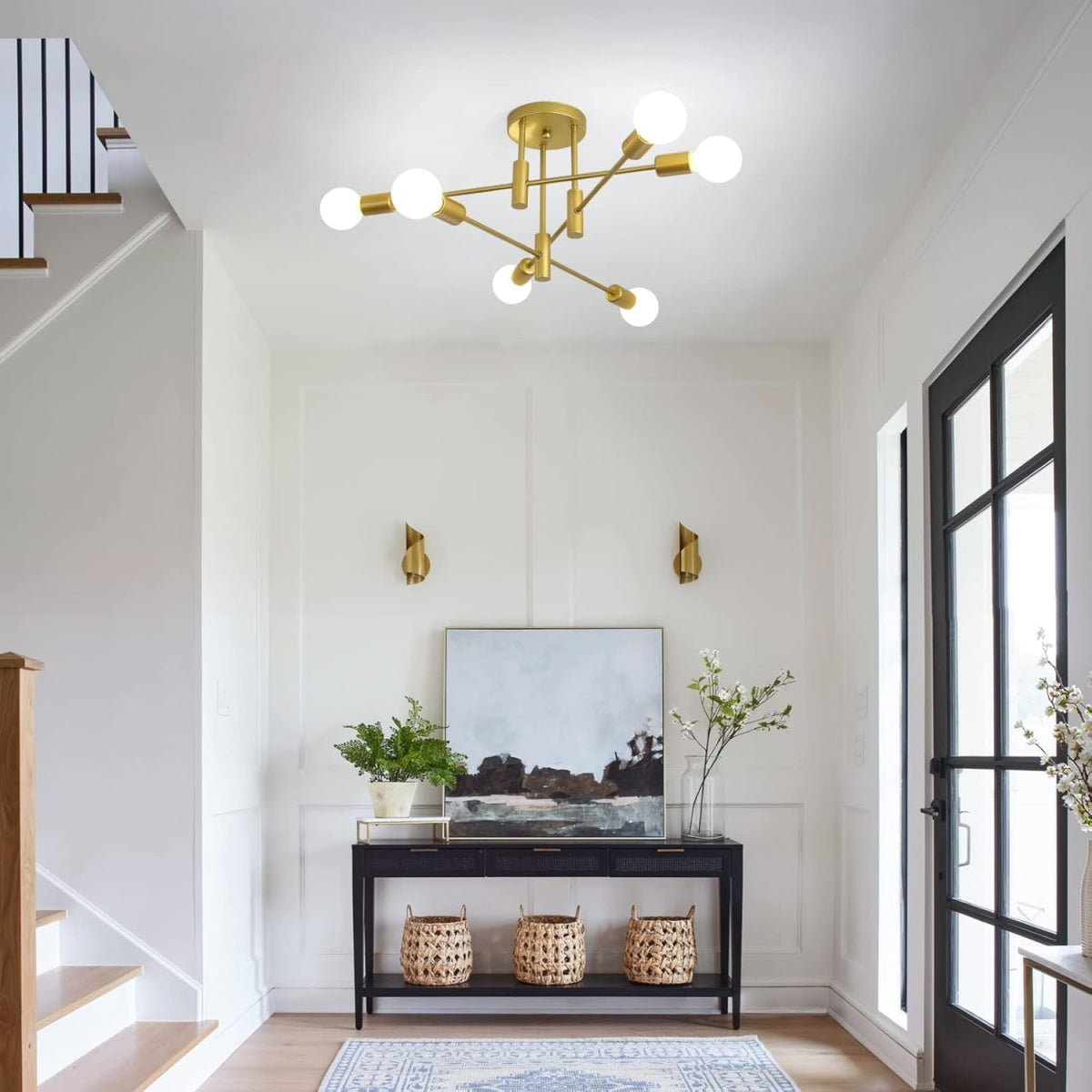 Ceiling Light Metal Frame in Nordic Style | Norvilo