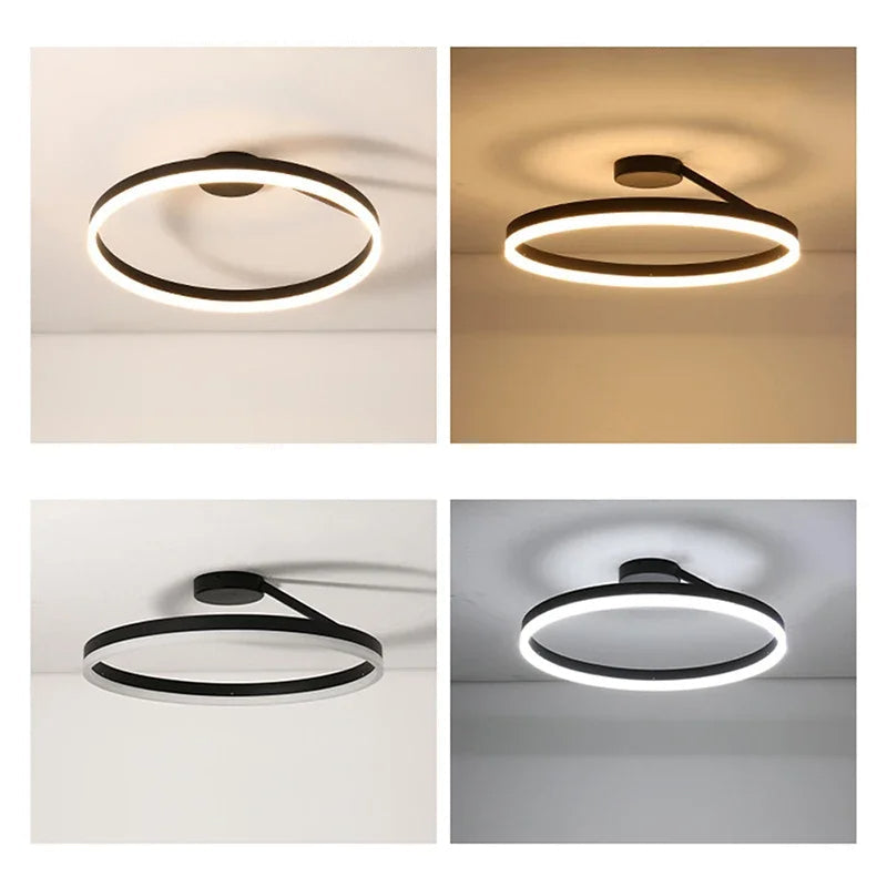 Ceiling Light Metal LED in Nordic Minimal Style | Sorali