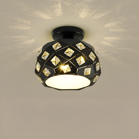 Ceiling Light Nordic Style with Crystal Detail | Korvia