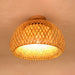 Ceiling Light Rattan Semi Flush in Oriental Style | Olivan