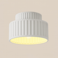 Ceiling Light Resin Cylinder Nordic Style Flush Mount | Zorvia