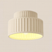 Ceiling Light Resin Cylinder Nordic Style Flush Mount | Zorvia