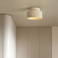 Ceiling Light Resin Cylinder Nordic Style Flush Mount | Zorvia