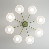 Ceiling Light Ribbed Glass Modern Interior | Renova