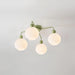 Ceiling Light Ribbed Glass Modern Interior | Renova