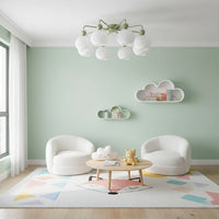 Ceiling Light Ribbed Glass Modern Interior | Renova