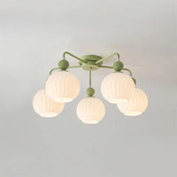 Ceiling Light Ribbed Glass Modern Interior | Renova