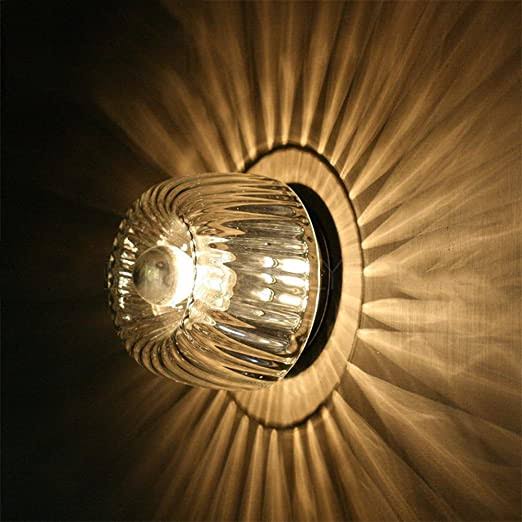 Ceiling Light Rippled Glass Flush Mount Modern Interior | Pharaoh
