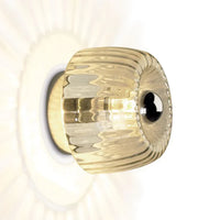 Ceiling Light Rippled Glass Flush Mount Modern Interior | Pharaoh