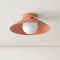 Ceiling Light Round Metal for Minimalist Interiors | Mirelo