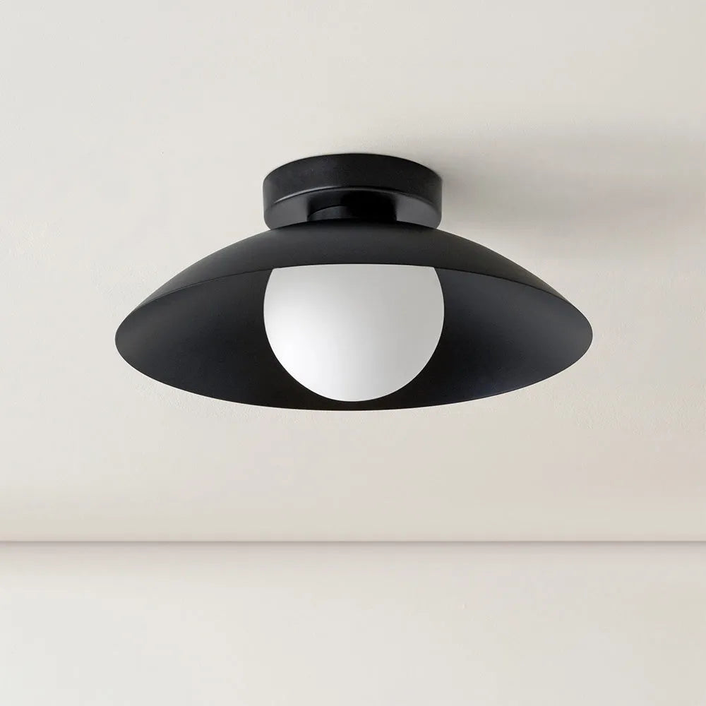 Ceiling Light Round Metal for Minimalist Interiors | Mirelo
