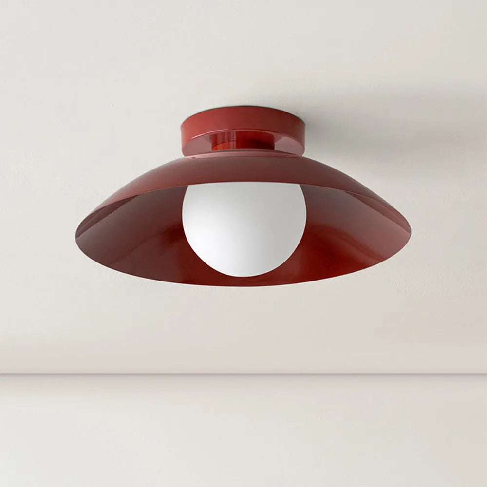 Ceiling Light Round Metal for Minimalist Interiors | Mirelo