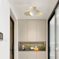 Ceiling Light Round Metal for Minimalist Interiors | Mirelo
