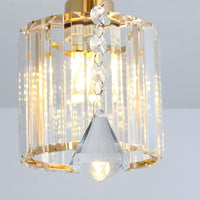 Ceiling Light Semi Flush Crystal Build for Home Lighting | Aleris