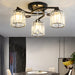 Ceiling Light Semi Flush Crystal Build for Home Lighting | Aleris