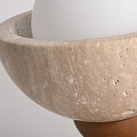 Ceiling Light Semi Flush White Glass Japanese Style | Oritan
