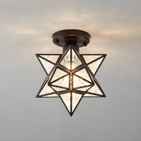 Ceiling Light Star Design Nordic Colonial Style | Aurevo